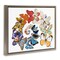 Stupell Industries Fly Away Butterflies Framed Floater Canvas Wall Art Design by Ann Jasperson